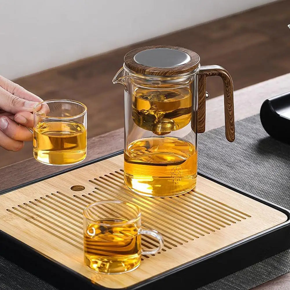 Water Separation Inner Container Teapot One Click Magnetic