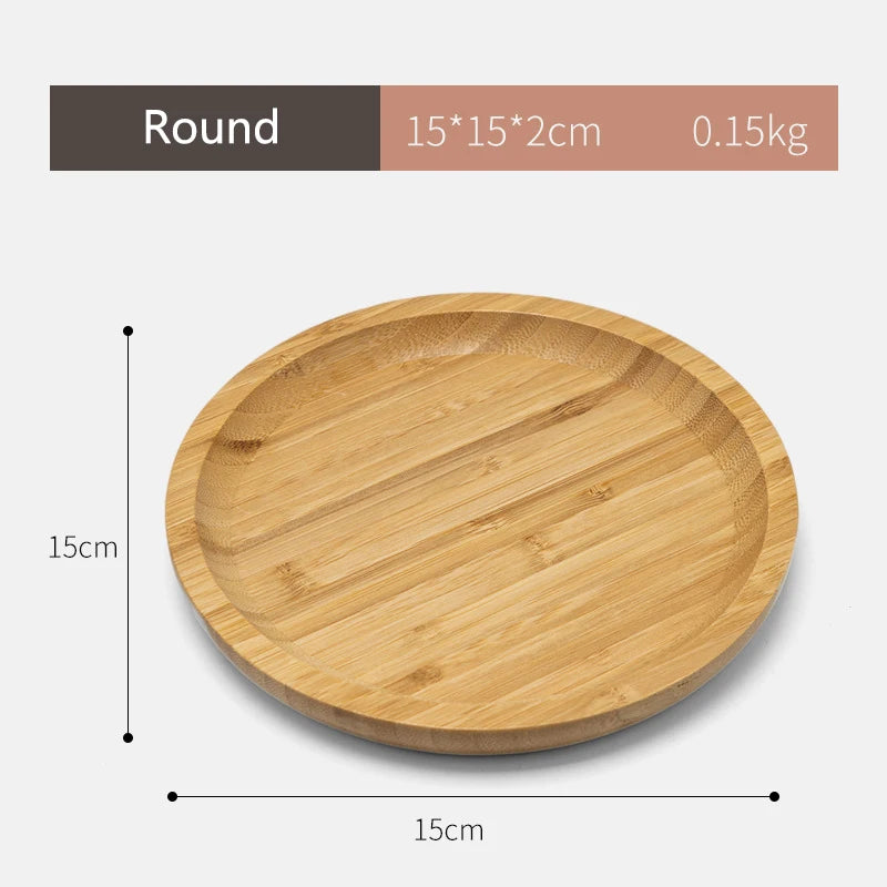 Simple Japanese Bamboo Tea Tray Kitchen