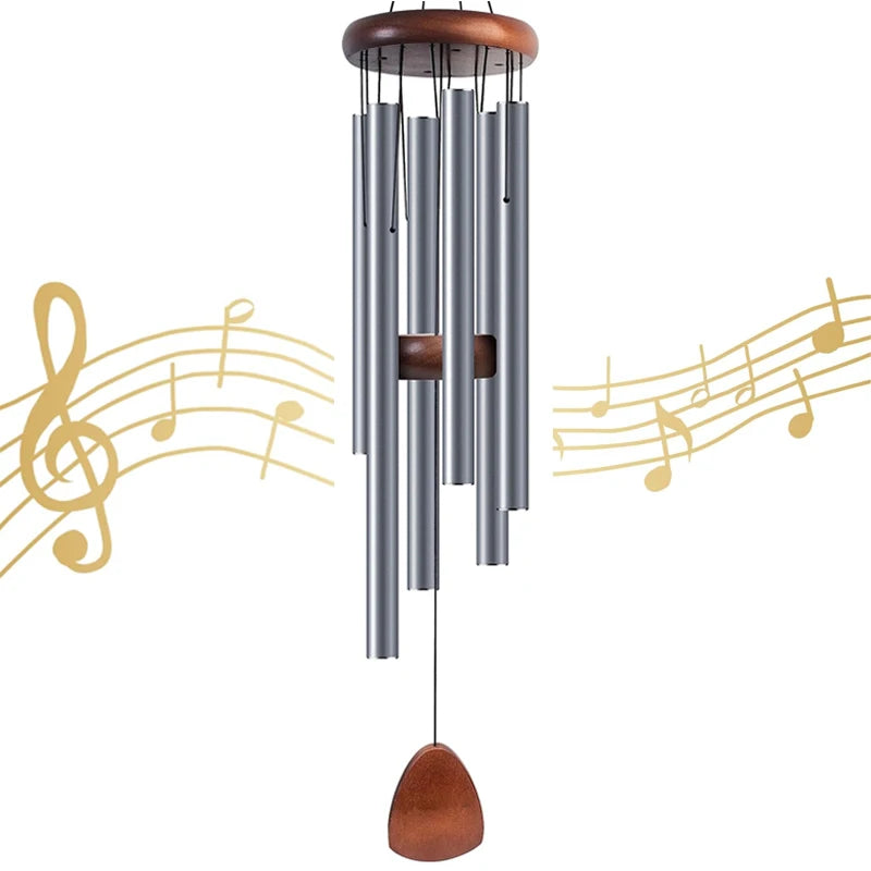 Outdoor Retro Aluminum Tube Hanging Wind Chimes