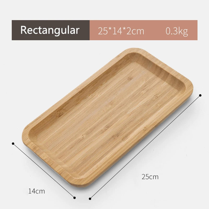 Simple Japanese Bamboo Tea Tray Kitchen