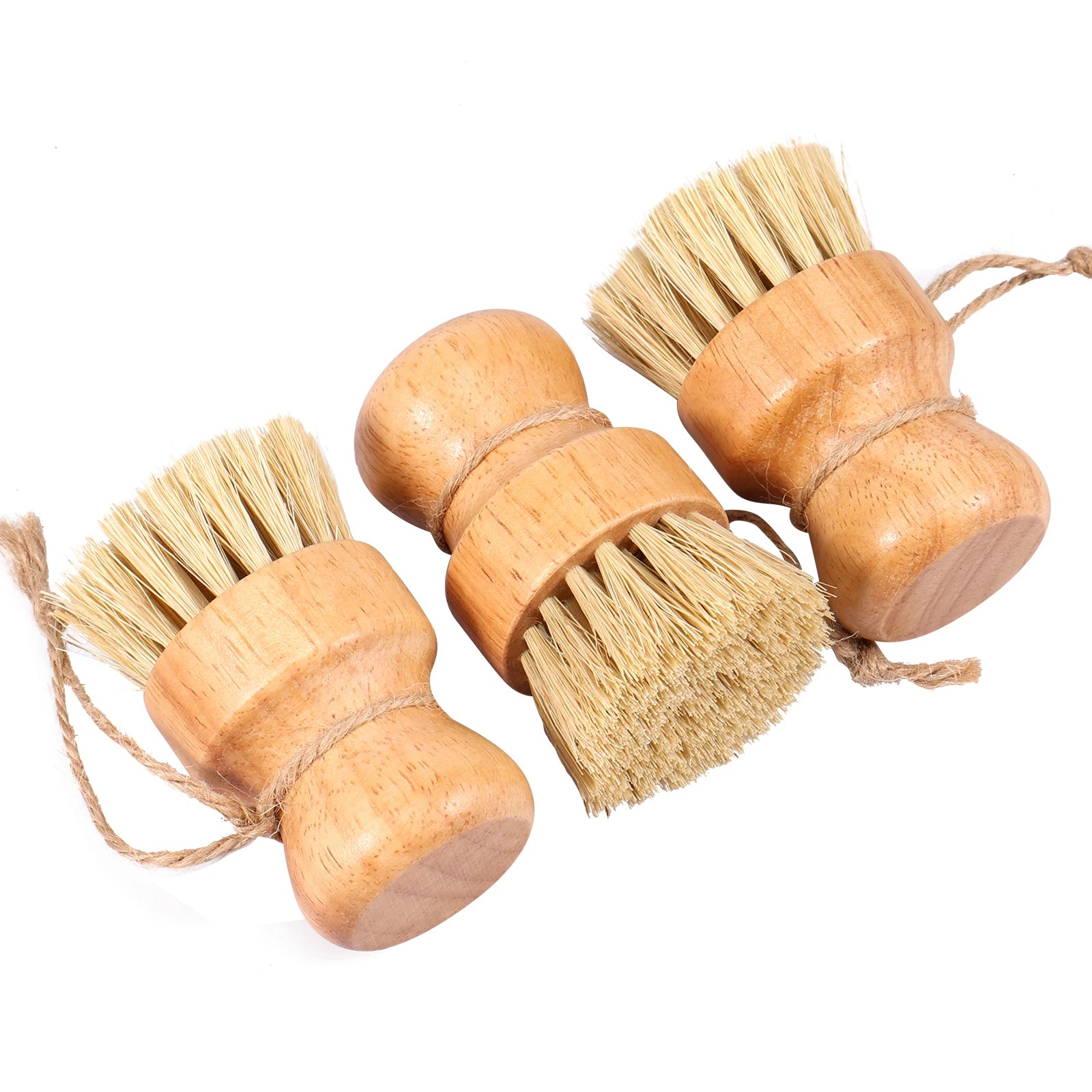 Wooden Dish Brush with Natural Sisal and Coconut Durable
