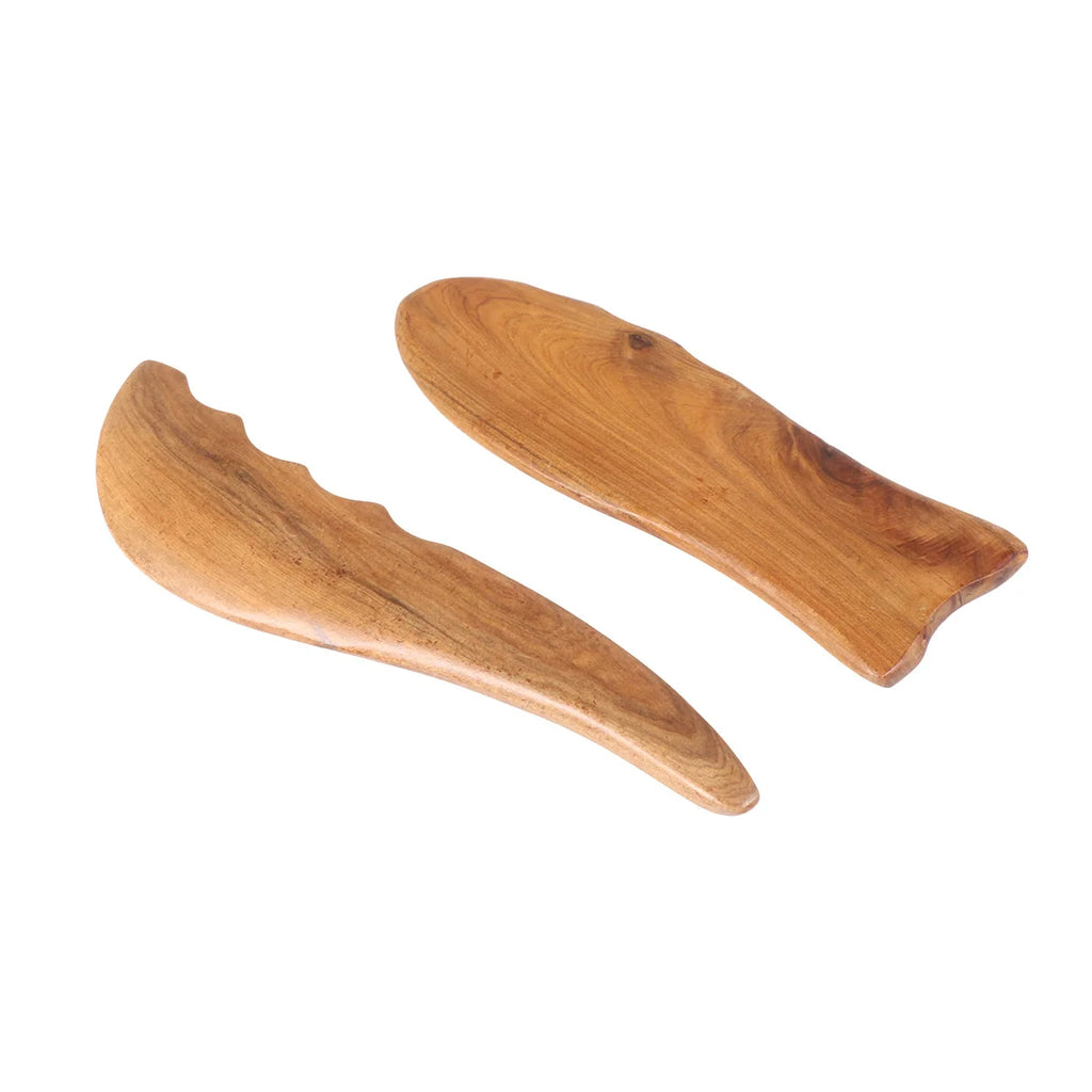 Wooden Gua Sha Board Natural Scraping Plate For Face Neck Shoulder