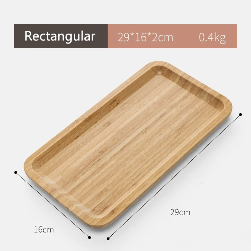 Simple Japanese Bamboo Tea Tray Kitchen