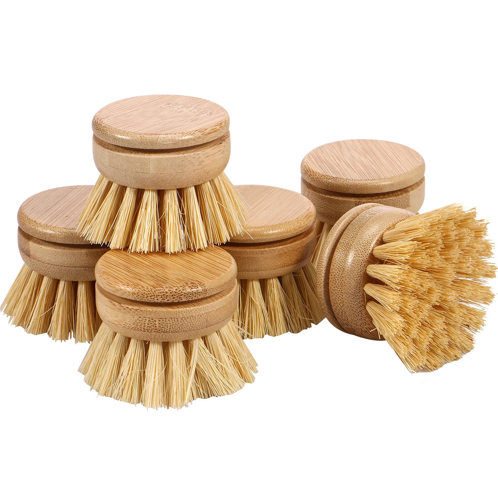 Wooden Dish Brush with Natural Sisal and Coconut Durable
