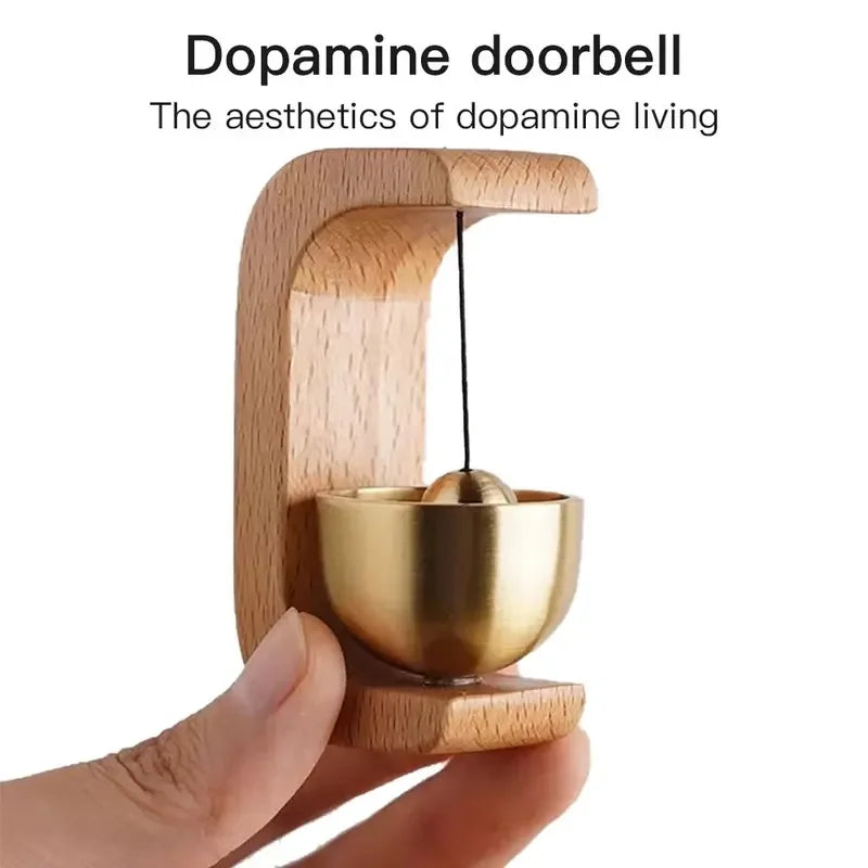 Dopamine Wind-Bell – Magnetic Beech Wood Home Bell