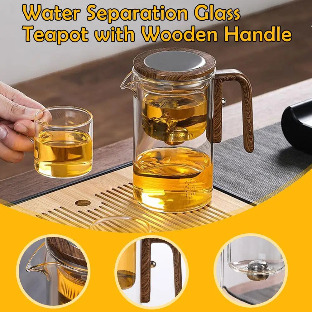 Water Separation Inner Container Teapot One Click Magnetic