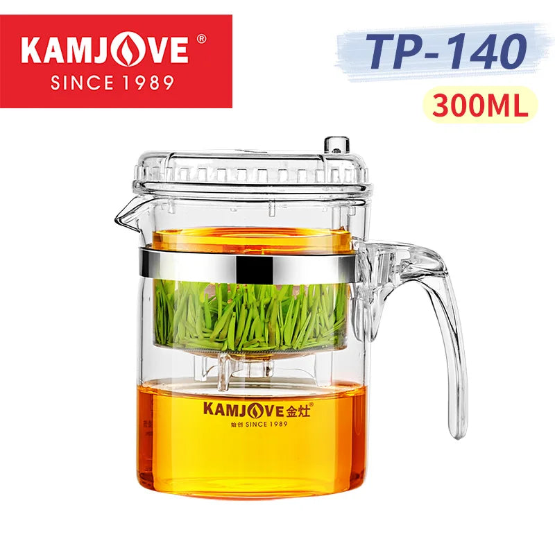 Separating Glass Teapot with Strainer