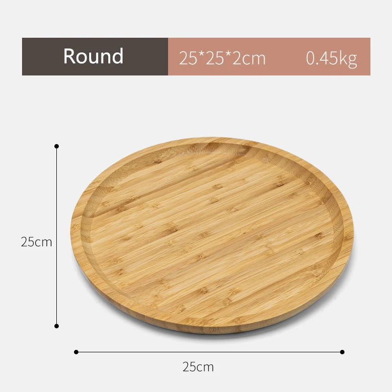 Simple Japanese Bamboo Tea Tray Kitchen