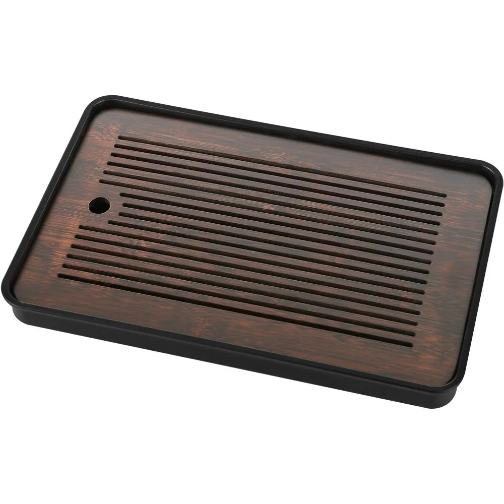 Portable Bamboo Tea Tray – Detachable & Dual-Use Design