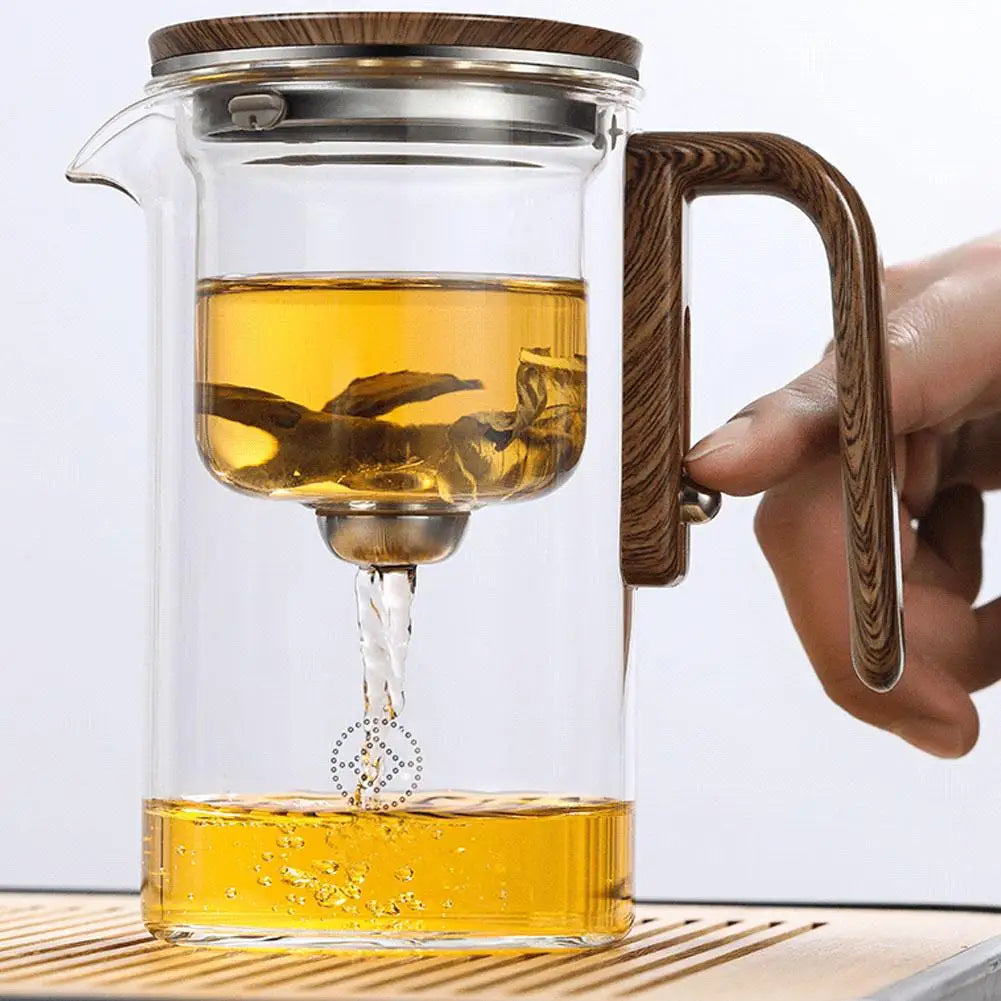 Water Separation Inner Container Teapot One Click Magnetic