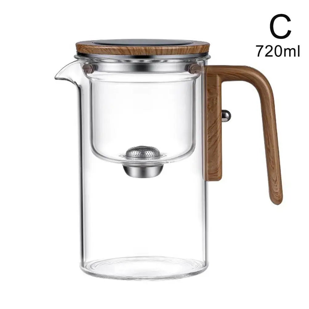 Water Separation Inner Container Teapot One Click Magnetic