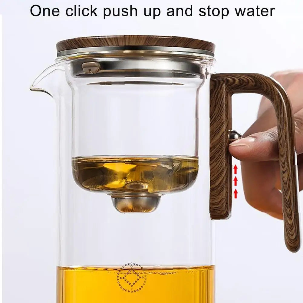 Water Separation Inner Container Teapot One Click Magnetic