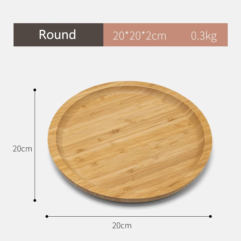 Simple Japanese Bamboo Tea Tray Kitchen