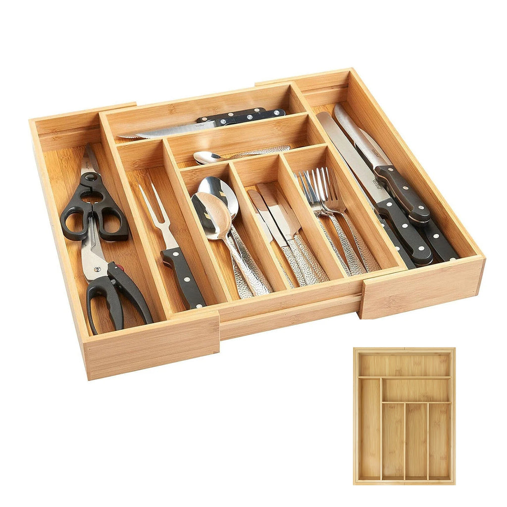 Extendable Cutlery Tray Expandable Storage Organizer Kitchen